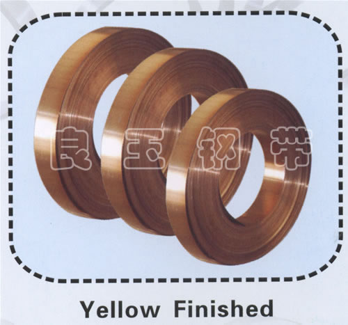 Yellow Finished Steel Strip