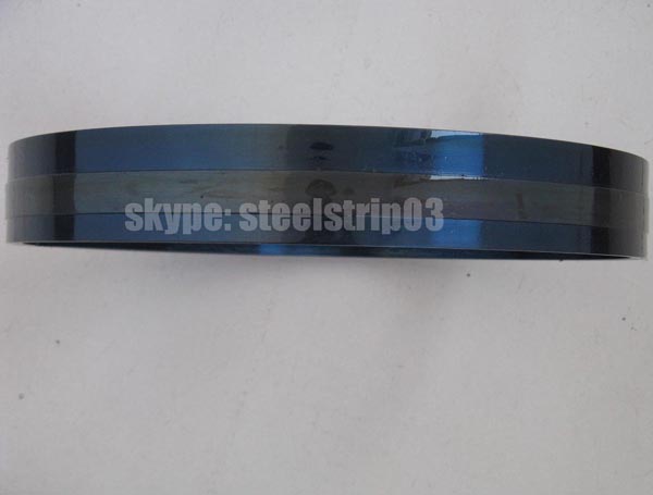 blue finished spring steel strip 65Mn